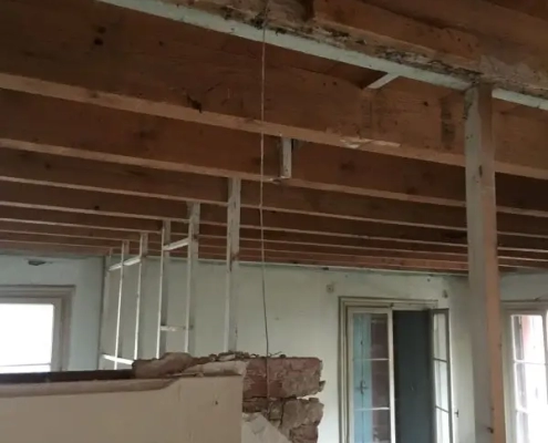 ristrutturazione casa a schiera vicenza cartongesso