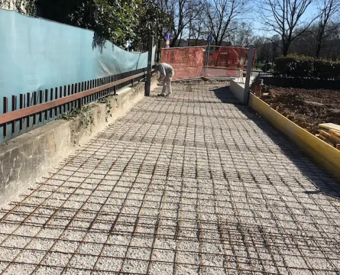 pavimentazione esterna giardino MIlano lavori