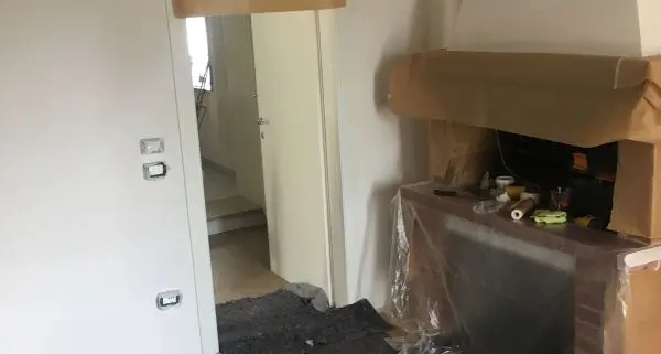 ristrutturazione casa a schiera vicenza cartongesso