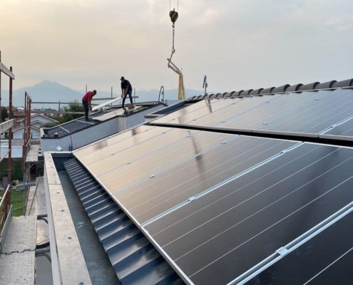 costruzione casa chiavi in mano Vicenza-panneli fotovoltaici