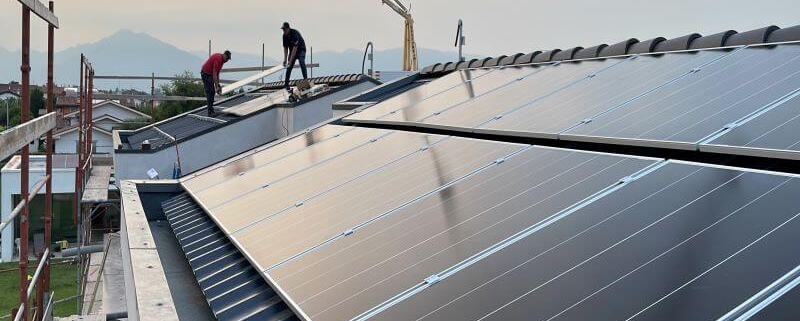 costruzione casa chiavi in mano Vicenza-panneli fotovoltaici